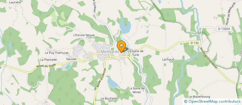 localisation de l'entreprise MADAME CLAIRETTE DULAC  MASSERET