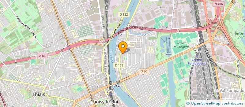 localisation de l'entreprise MADAME CLAIRETTE NISSIMPUR  CHOISY-LE-ROI