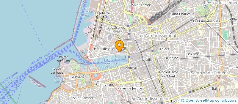 localisation de l'entreprise MADAME CLAIRETTE VIRDIS à MARSEILLE