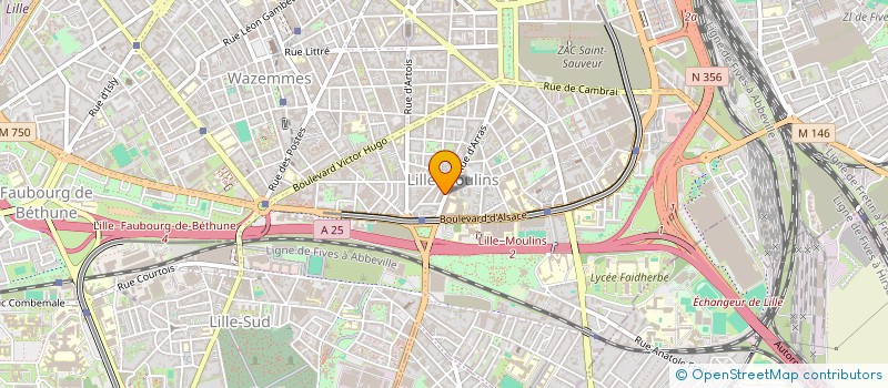 localisation de l'entreprise MADAME CLAISIE DIVINE BAKAZOLO MOUJAJA à LILLE