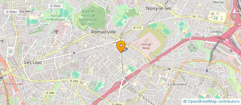 localisation de l'entreprise MADAME CLAR AFONSO à ROMAINVILLE