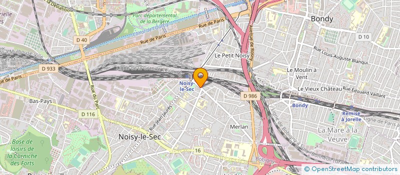 localisation de l'entreprise MADAME CLARA ADEBOR à NOISY-LE-SEC