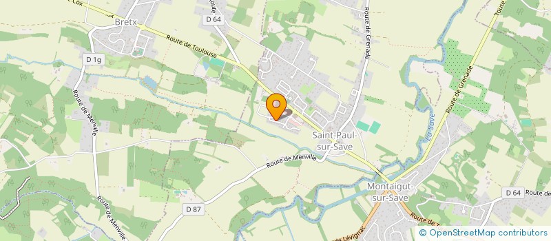 localisation de l'entreprise MADAME CLARA AFONSO  SAINT-PAUL-SUR-SAVE