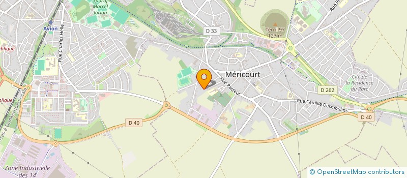 localisation de l'entreprise MADAME CLARA AIT KEDDOUR  MERICOURT