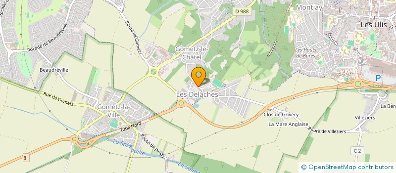 localisation de l'entreprise MADAME CLARA ALAPONTC  GOMETZ-LE-CHATEL