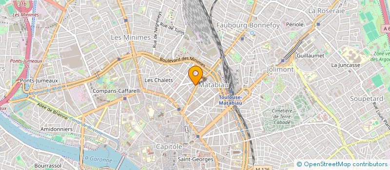 localisation de l'entreprise MADAME CLARA ALBERI  TOULOUSE