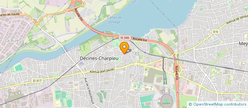 localisation de l'entreprise MADAME CLARA ANDRIOLO  DECINES-CHARPIEU