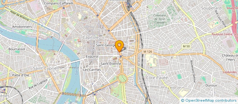 localisation de l'entreprise MADAME CLARA AUBIER à TOULOUSE