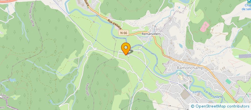 localisation de l'entreprise MADAME CLARA BAIDA  RAMONCHAMP