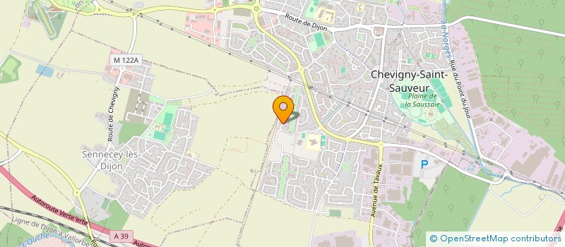 localisation de l'entreprise MADAME CLARA BAILLY  CHEVIGNY-SAINT-SAUVEUR