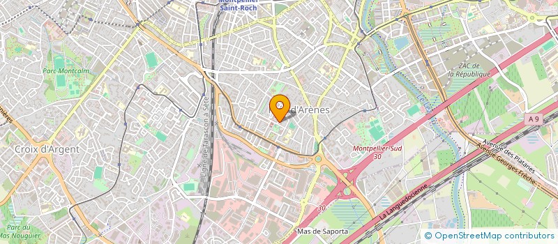 localisation de l'entreprise MADAME CLARA BAIVIER  MONTPELLIER