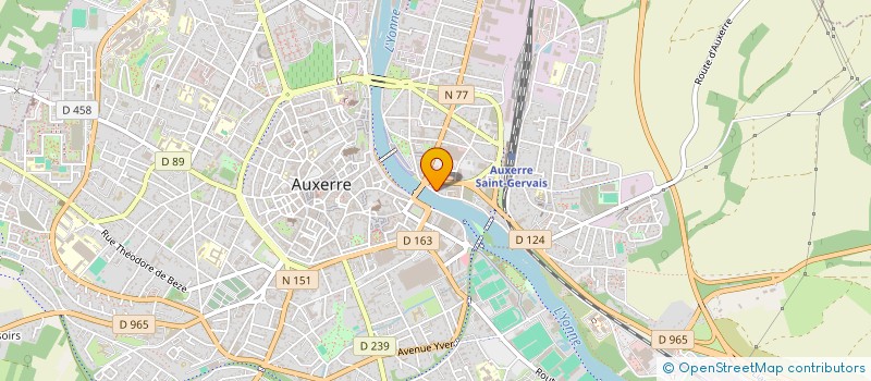 localisation de l'entreprise MADAME CLARA BALACE  AUXERRE