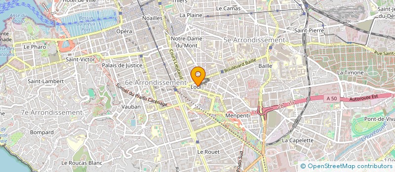 localisation de l'entreprise MADAME CLARA BALMES à MARSEILLE