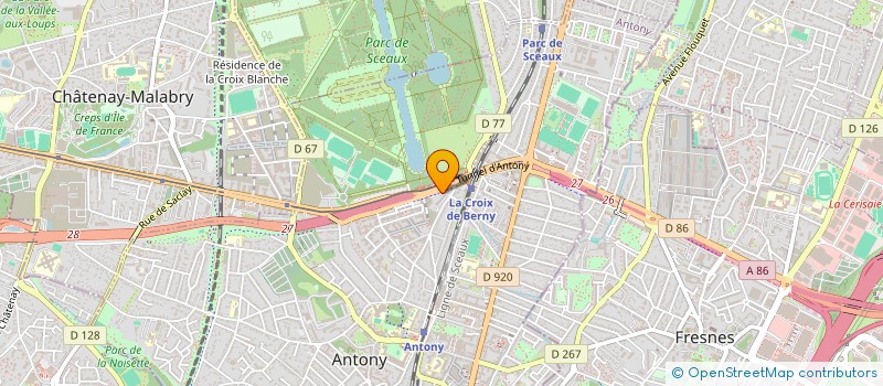 localisation de l'entreprise MADAME CLARA BAMBA à ANTONY