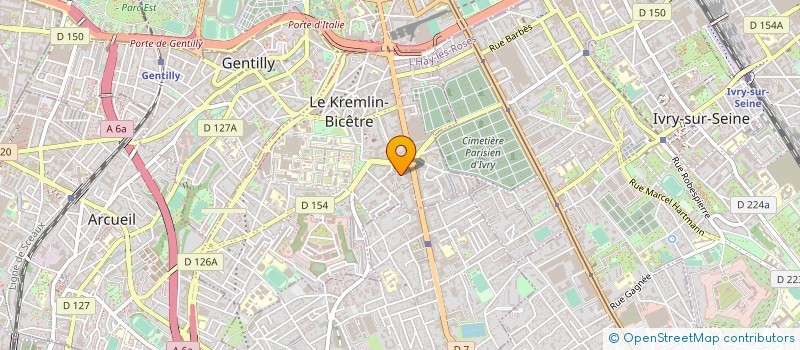 localisation de l'entreprise MADAME CLARA BARROUYER à LE KREMLIN-BICETRE