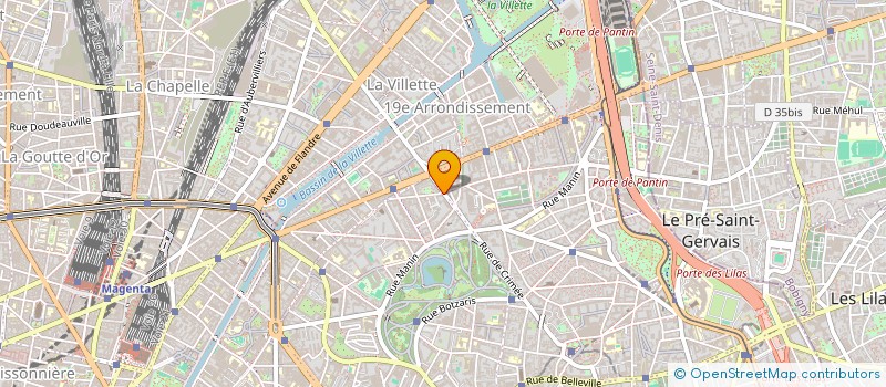 localisation de l'entreprise MADAME CLARA BATICA FERREIRA  PARIS