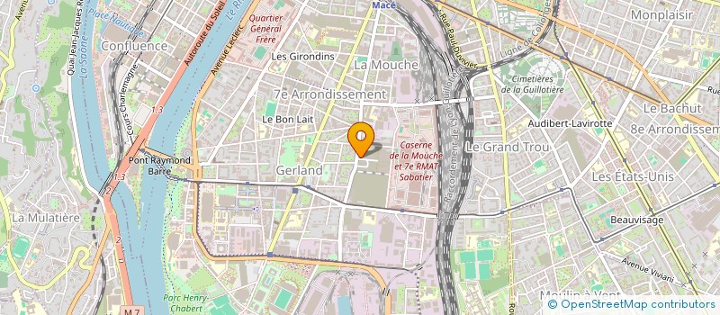 localisation de l'entreprise MADAME CLARA BAUD--BENSALEM  LYON