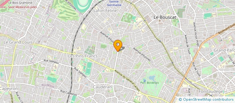 localisation de l'entreprise MADAME CLARA BEDON-HORVENO  BORDEAUX