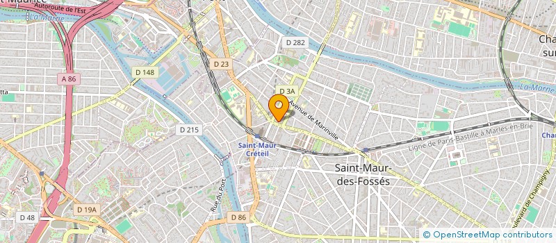 localisation de l'entreprise MADAME CLARA BEGUE à SAINT-MAUR-DES-FOSSES