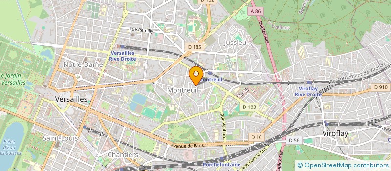 localisation de l'entreprise MADAME CLARA BEHAGHEL  VERSAILLES