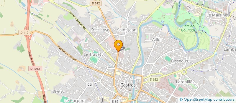 localisation de l'entreprise MADAME CLARA BELETEAU  CASTRES