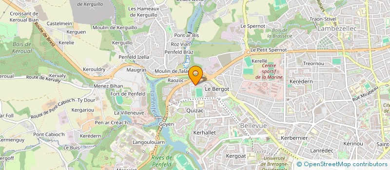 localisation de l'entreprise MADAME CLARA BENZ à BREST