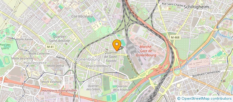 localisation de l'entreprise MADAME CLARA BERNAD à STRASBOURG
