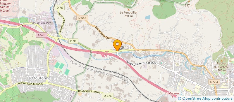 localisation de l'entreprise MADAME CLARA BERNARDINI à HYERES