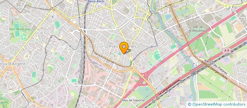 localisation de l'entreprise MADAME CLARA BERTHON à MONTPELLIER