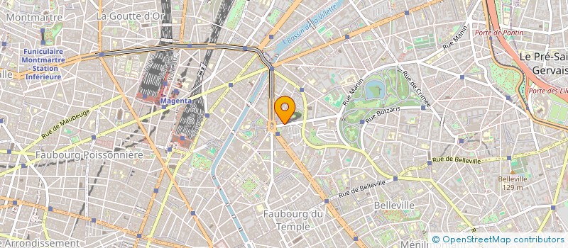 localisation de l'entreprise MADAME CLARA BERTIN  PARIS