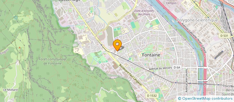 localisation de l'entreprise MADAME CLARA BESSON  FONTAINE