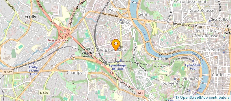 localisation de l'entreprise MADAME CLARA BLANC  LYON