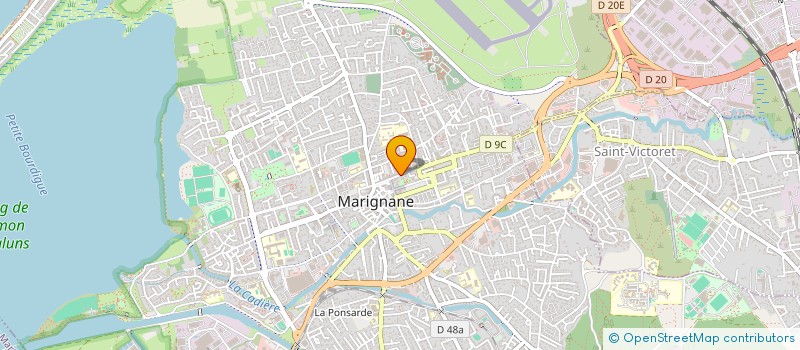 localisation de l'entreprise MADAME CLARA BLANC à MARIGNANE