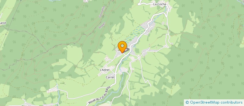 localisation de l'entreprise MADAME CLARA BLANCHARD  THEYS