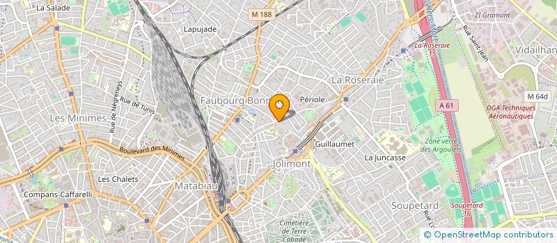 localisation de l'entreprise MADAME CLARA BLED à TOULOUSE