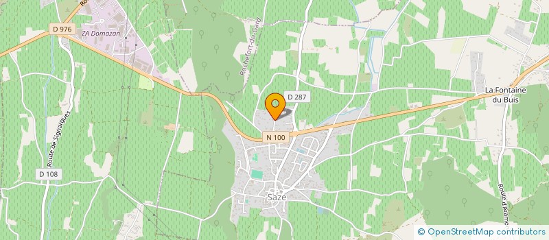 localisation de l'entreprise MADAME CLARA BOBIN  SAZE