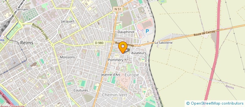 localisation de l'entreprise MADAME CLARA BOCQUELET  REIMS