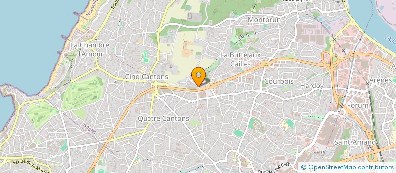 localisation de l'entreprise MADAME CLARA BOISAN  ANGLET