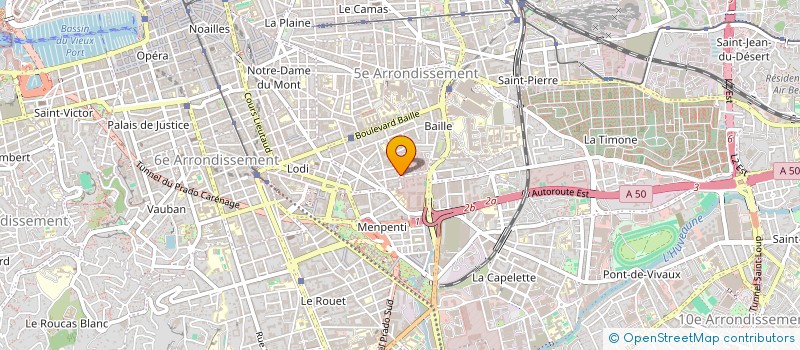 localisation de l'entreprise MADAME CLARA BONNET à MARSEILLE