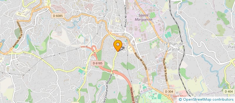 localisation de l'entreprise MADAME CLARA BORSOTTO  GRASSE