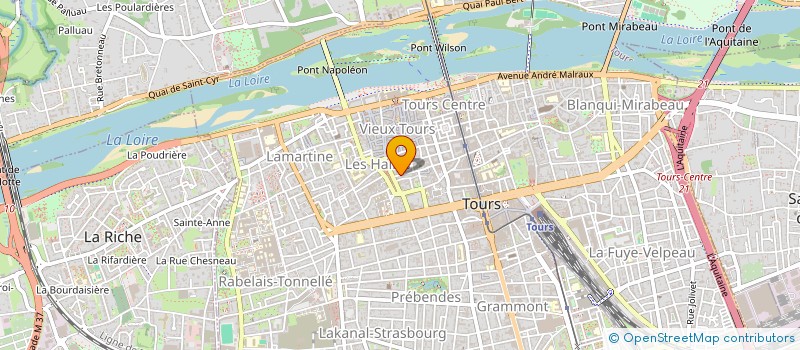 localisation de l'entreprise MADAME CLARA BOUCHET  TOURS