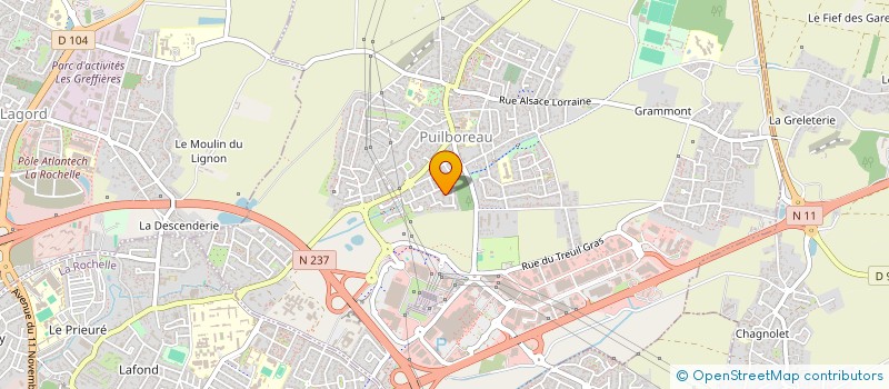 localisation de l'entreprise MADAME CLARA BOUINEAU  BORDEAUX