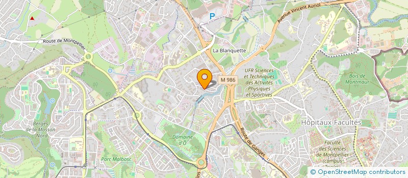 localisation de l'entreprise MADAME CLARA BOURNIER à MONTPELLIER