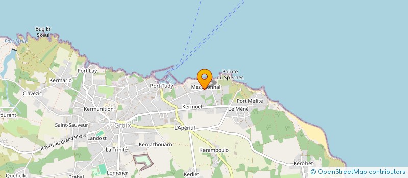 localisation de l'entreprise MADAME CLARA BOUSQUET  GROIX