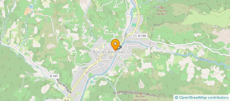 localisation de l'entreprise MADAME CLARA BOZZOLAN  BUIS-LES-BARONNIES