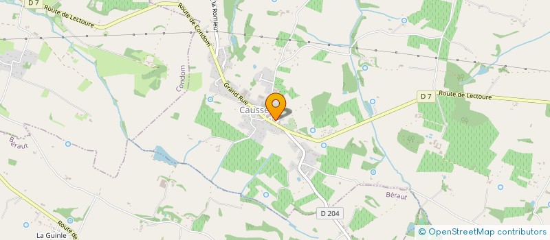 localisation de l'entreprise MADAME CLARA BRATZLER  CAUSSENS