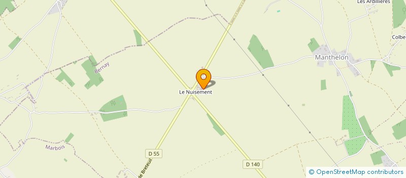 localisation de l'entreprise MADAME CLARA BRUNET  MESNILS-SUR-ITON