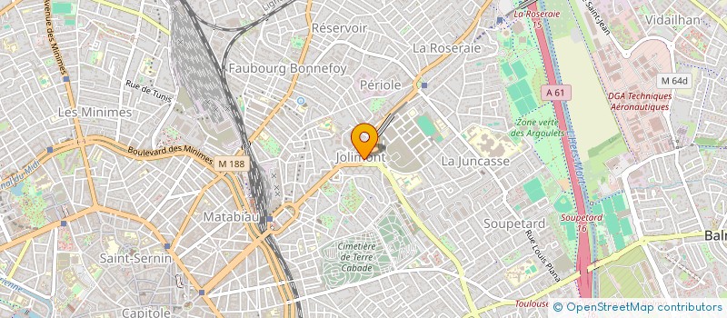 localisation de l'entreprise MADAME CLARA BRUS à TOULOUSE