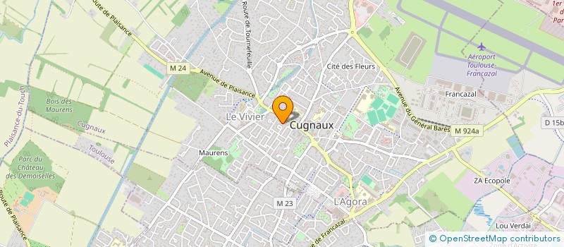 localisation de l'entreprise MADAME CLARA BURG à CUGNAUX