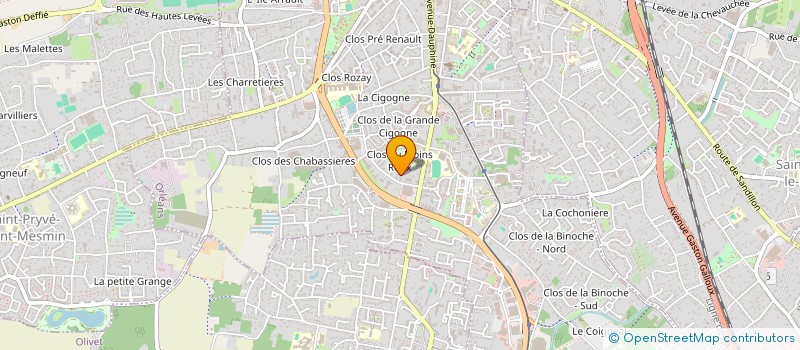 localisation de l'entreprise MADAME CLARA BURGUES à ORLEANS